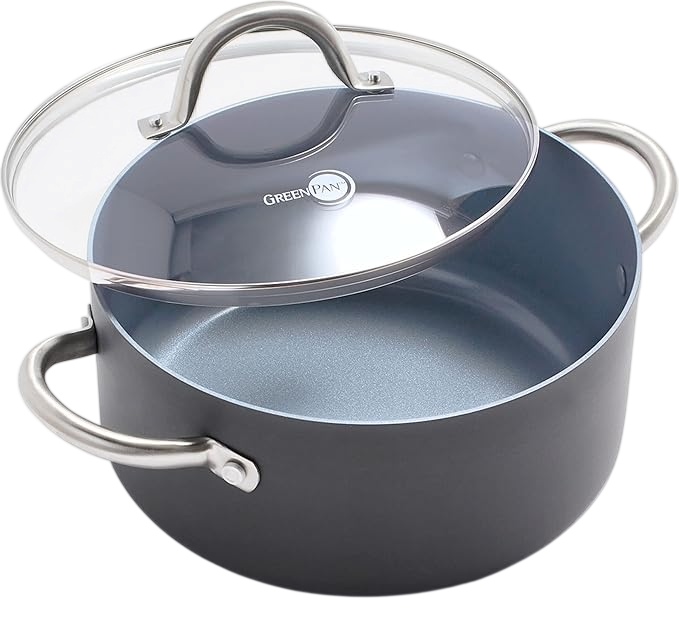 GreenPan Nonstick Stock Pot with Glass Lid